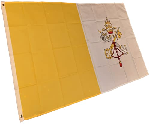 NWFlags Vatican City Flag 3ft x 2ft 75d Premium Polyester Suitable For Flagpoles