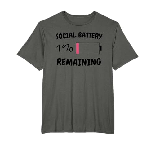 Batería Social 1% restante Camiseta