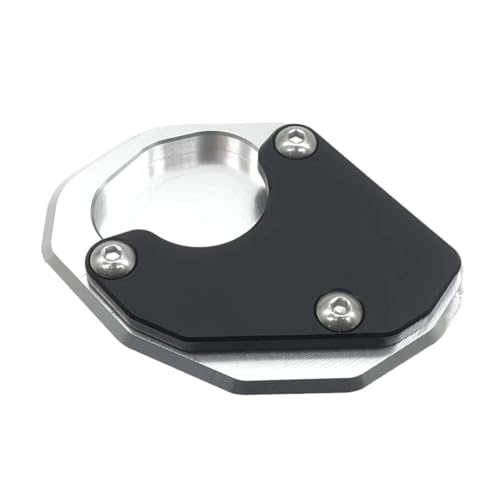 Plaque d'extension de béquille de moto élargisseur de support noir