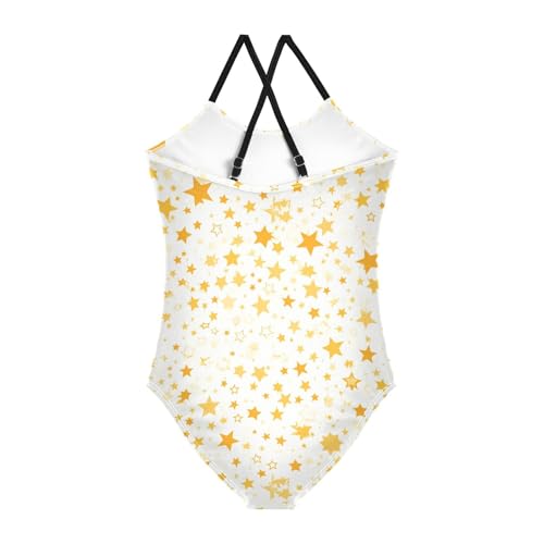 Gold Star Girls' 1 Piece Swimsuit Summer Swimwear with Adjustable Straps Cute2