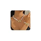 Stile Senza Tempo: Il design classico con elementi contemporanei rende questa parure adatta sia alle giovani donne che alle signore più mature. L'eleganza delle perle abbinata al fiocco dorato crea un accessorio che non passerà mai inosservato.