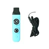Homeponnew Silbato de seguridad multifuncional para exteriores con brújula, termómetro y luz, impermeable para camping, senderismo, equipo de supervivencia (azul)