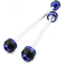 Racing Crash Protector Frame Slider Compatible With HAYABUSA GSXR1300 BKING 1999-2022 Front Rear Wheel Axle Fork Swing Arm Crashing Pad Black Blue,BUSA GSXR1300 1999-2007