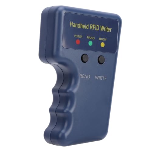Schlüsselanhänger-Kopierer, Tragbarer 125-kHz-RFID-Kopierer, Lesegerät, Tragbarer ID-Karten-Kopierer EM4100 + 5 Weiße Karten + 5 Beschreibbare Schlüsselanhänger