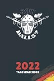 Tageskalender 2022: Terminkalender 2022 Paintball guns Tagesplaner ca DIN A5 farbig | 379 Seiten | 1 Seite pro Tag | perfekte geschenk | lustiges paintball outfit