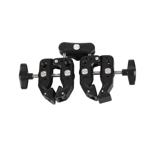 Pince de Serrage Double Caméra Super Clamp Bloque Accessoires Fixe
