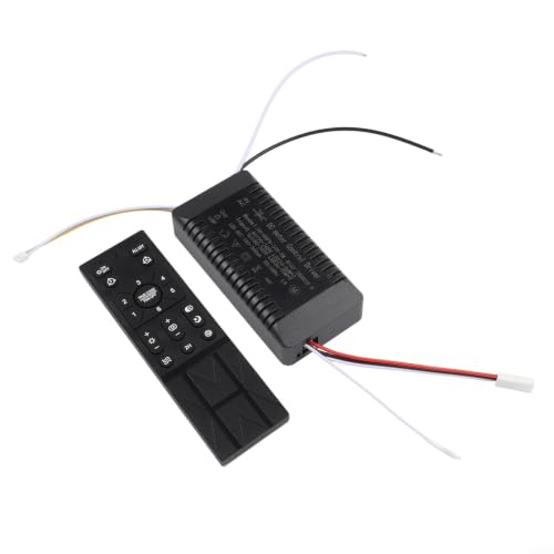 Ventilador de techo con 6 niveles de velocidad motor CC silencioso y luz LED regulable 4