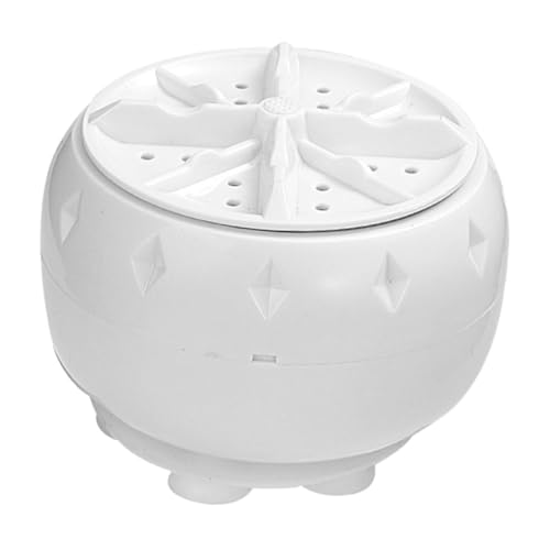 Mipcase 洗濯機 ミニタービンワッシャー ポータブル洗浄機 シンク食器洗い機 Usb食器洗い機 Rv食器洗い機 食器洗い機 小型食器洗い機 ミニ自動洗浄 手洗い機 プラスチック 白い
