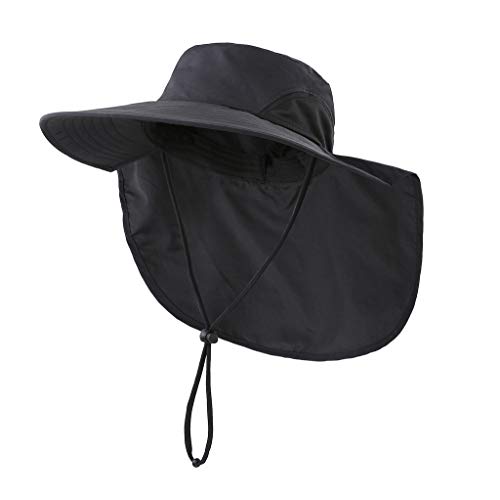 Home Prefer Adult UPF 50+ Sun Protection Cap Wide Brim Fishing Hat