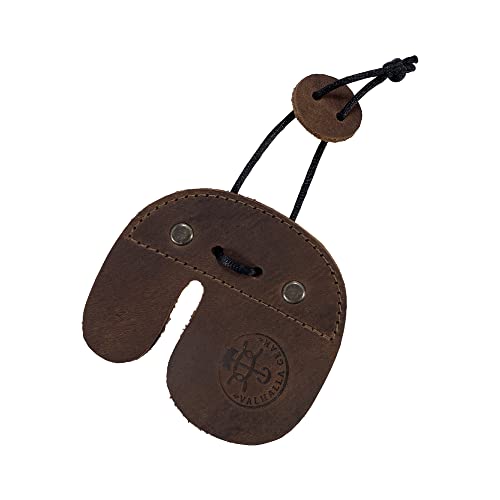 Valhalla Gear, Archery Finger Tab Handmade From Full Grain Leather - Protect Guard For Recurve Bows, Fingers Protector, Shooting Practice Gear Sports & Outdoors - Bourbon Brown #TOP20