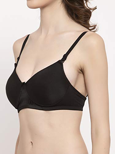 Image of Quttos Women's Padded Non-Wired T-shirt Bra
