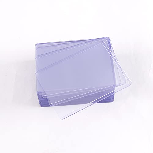 myourvann Regular 3"x4" Toploader Premium Kartenschutzhüllen für Sammelkarten Fußballkarten Basketballkarten, Spiel /Sportkarten-Blau(25 Stück) Cover