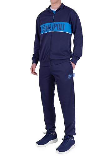 hermet SSC Napoli, Pigiama Homewear in French Terry con Zip,