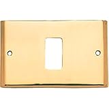 2PZ PLACCA COPRIFRUTTI COTTALI OTTONE POSTI 1 MM 125X74 MAGIC/VENUS
