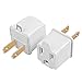 3-2 Prong Adapters Grounding Converters-TENINYU ETL Adapter 3-Pack for Outlets Electrical Household Workshops and Other Appliances