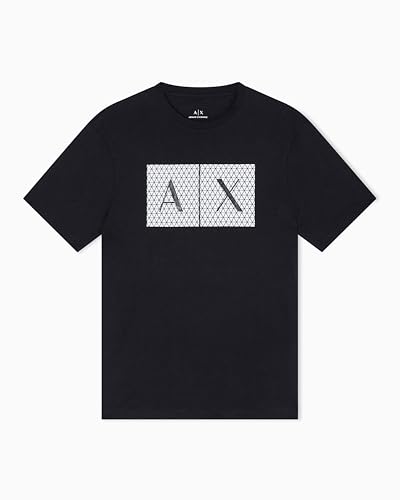 Armani Exchange Herren 8nztck T-Shirt, Schwarz, L