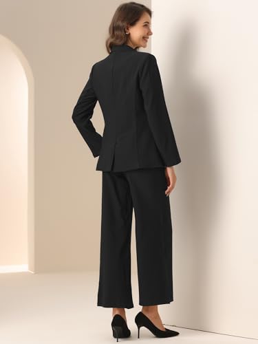 Allegra K Blazer Pant Suits for Women Work Blazer Pants Set Business 2 Piece Outfits3