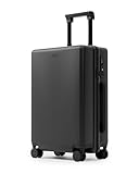 PASTELS® Cabin Suitcase – 100% Polycarbonate Carry On Luggage | 55x37x20 | Lightweight Hard Shell with 4 Spinner Wheels & TSA Locks | Fits Ryanair, EasyJet, Jet2 (Obsidian Black, Cabin - 55x37x20cm)