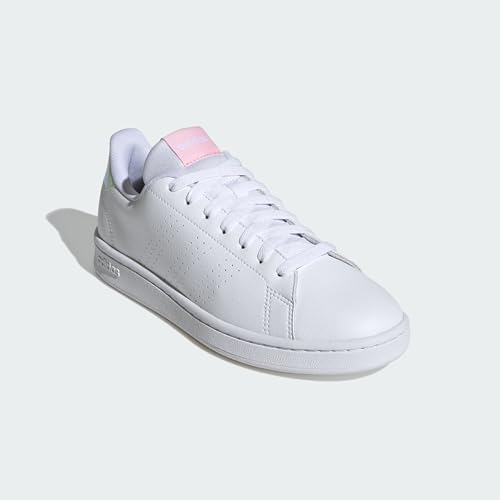 Image of adidas Womens Advantage Lace Up Sneakers Shoes Casual - White