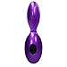 Wet Brush Mini Pop and Go Detangler, Exclusive Ultra-soft IntelliFlex Bristles, Purple, 1 Count