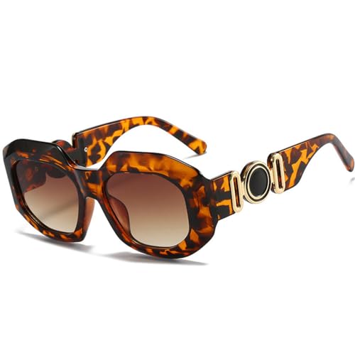 Lunettes de soleil carrées de mode avec protection UV400 pour hommes et femmes
