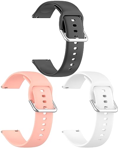 [YAJOJO] Amazfit Bip 5 �Ή� �o���h 22mm 3�F�Z�b�g �_�炩���V���R���f�� �X�|�[�c�o���h �����x���g �ւ��o���h �X�|�[�c�o���h ���������\ �y�� �_�炩�� �ʋC �h�� �^�� ������� �ϋv�� �j�����p�i�u���b�N�{�z���C�g�{