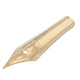 NULYLU Metall Füllfederhalter Ersatzspitze 0,5mm Metallfeder für Kalligrafie und Schreibstifte Kompatibel mit Füllern Büro und Schulbedarf Zufälliger Stil