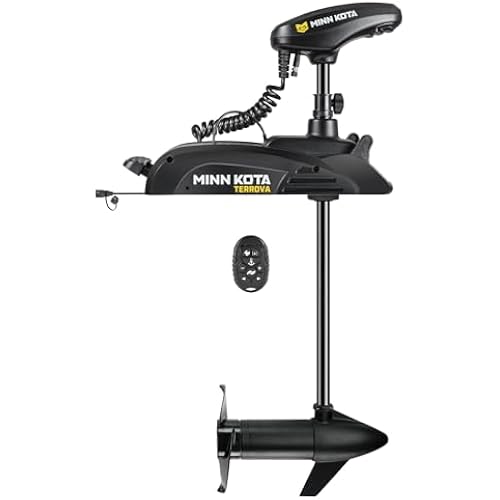 Minn Kota Kayak Terrova Bow-Mount Electric Trolling Motor with GPS – 55 Lb. Thrust, 36 in. Shaft, Freshwater