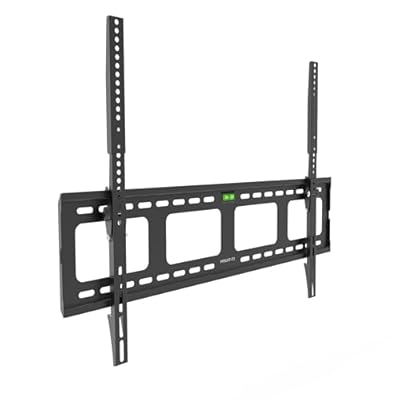 Mount-It! Low-Profile Tilt TV Wall Mount | Ultra-Slim Bracket for 43-90 Inch TVs | Downward Tilt for Anti-Glare | Heavy-Duty Steel Holds 220 lbs | VESA 800x600 | Stud & Concrete Installation