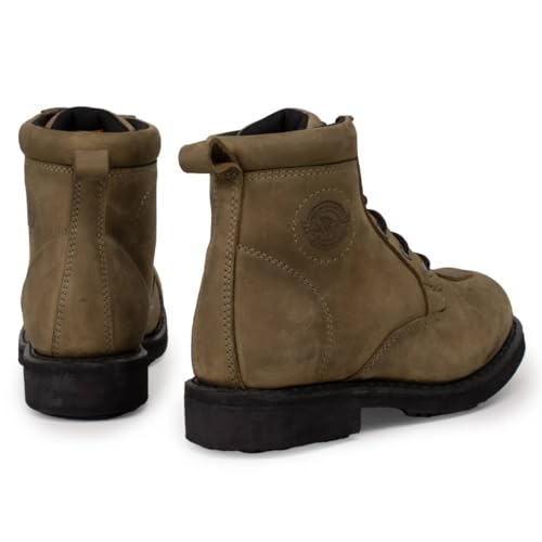Milwaukee Leather Botas femininas clássicas de couro de flor integral para motociclismo - sapatos co