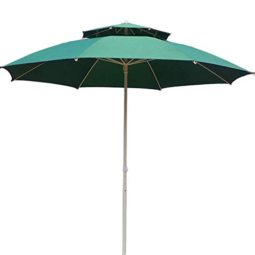 Sombrilla con manivela CLSDRZC de 2,2 m para disfrutar de la sombra en tu piscina