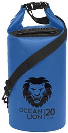 Adventure Lion Premium Waterproof Dry Bag with Twin Shoulder Straps & Grab Handle, Roll Top Dry Sack Great for Kayaking, Swimming, Boating