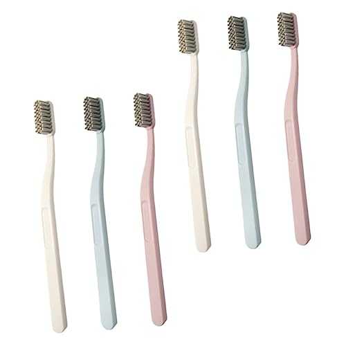 KOCKSHION 6Piezas Pelo Duro Adultos Limpiadores de Ergonómicos y Antideslizantes Herramientas de Cuidado Portátiles