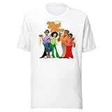 Good Times Tshirt Animated Cast of TV Sitcom Short Sleeve DTG Printed Premium Top White/X-Large