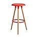 OH Sgabello da bar in legno massello per uso domestico Sgabello da bar moderno e minimalista in stile nordico Sgabelli da bar Eames Chair Chair j/Rot