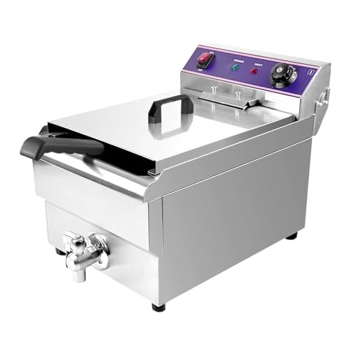 MOOTACO 17L Commercial Stainless Steel Deep Fryer