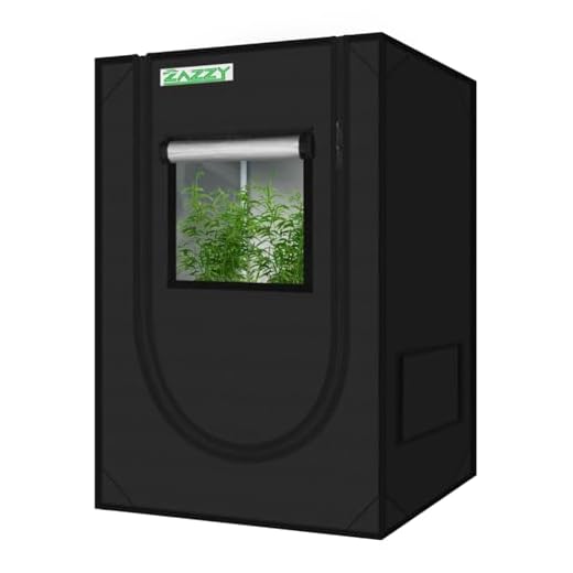 Zazzy Grow Tent, 24"x24"x36" Hydroponic Mylar Grow Tent Reflective Garden Growing Dark Room with Observation Window, Removable Floor Tray and Tool Bag for Indoor Plant Growing 2'x2'