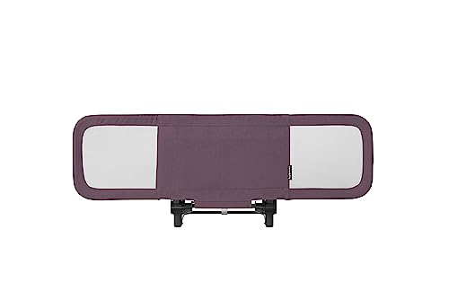 Casualplay Safe Night. Barrera de Cama portátil, con Plegado Independiente de los Laterales. Extensible hasta 120 cm, Malva