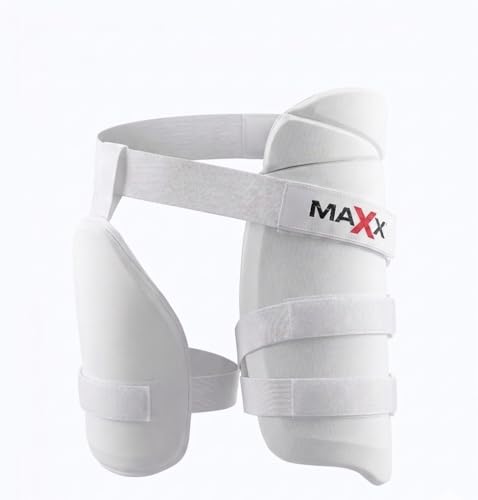 MAXX Right Hand Cricket Thigh pad Pro level protection Thight Guard (Thigh Guard Left Hand)