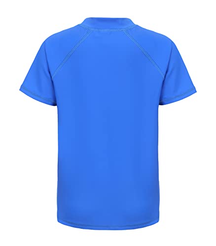 Image of HowJoJo Boys Short Sleeve Rash Guard Shirts Swim Shirt UPF 50+