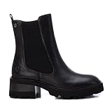 Suela antideslizante CARMELA 68043, Botas Estilo Chelsea Mujer, Negro, 37 EU