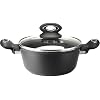 VITREX Nature 6-Quart Stock Pot with Lid Forged Aluminum, Lightweight & Durable, Double-Layer Nonstick Coating, Induction-Compatible, Cool-Touch Handles