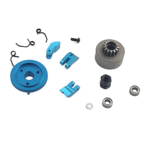 FainWan RC 14T Clutch Bell Shoes Bearings Gear Flywheel Assembly Kit Springs Cone Engine Nut...