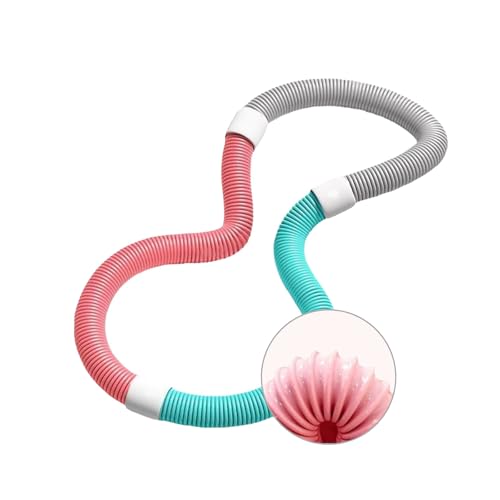 YOGAGA【2025製品改良】第2世代 ソフトフラフープ  約0.8kg~1.5kg 人気,一体型PVC 柔らかいスプリング フラフープ 大人用 重い 痩せるフラフープ 静音設計  腰に優しい重さ 筋トレ  ウエスト 折りたたみ式 収納簡単 ポータブル 室内/屋外用 油っぽくなく 水で簡単に洗え 男女兼用