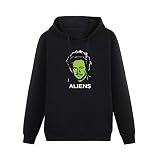 Giorgio Tsoukalos From Ancient Aliens Heathered Navy Funny History Channel - Sudadera con capucha de manga larga, Negro, M