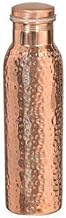 ANARO Pure Copper (Hammered) Water Bottle with No Joint and Leak Proof Ayurvedic Health Benefits for Yoga, Tamba Water Bottle For Travelling Purpose, Office Home, School, Gym (Pack of 4)