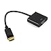 Produktbild Peanutaso Displayport DP auf HDMI Adapter Kabel Displayport Stecker auf HDMI Adapter Konverter Kabel für PC Laptop