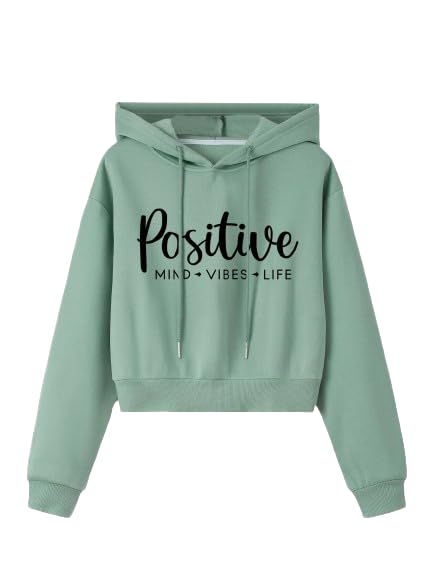 Image of TAGAS Women's Hoodies || Sweatshirt for Women ||Crop Hoodie || Girls Hoodie|| Women's Crop Hoodie|| Hoodie (WH-6005)