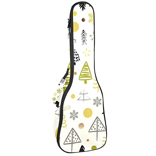 Housse de ukulélé ténor rembourrée et imperméable pour concert