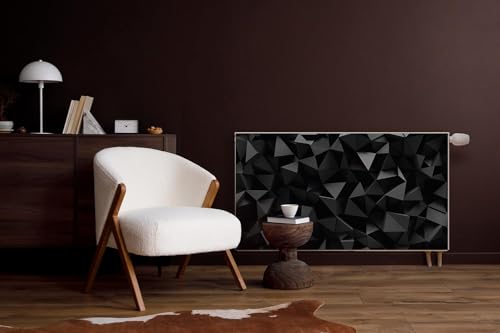 Couverture magnétique pour radiateurs 110x60 texture 3D moderne salon